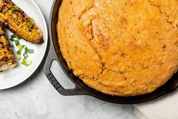 Roasted Serrano Pepper Cornbread