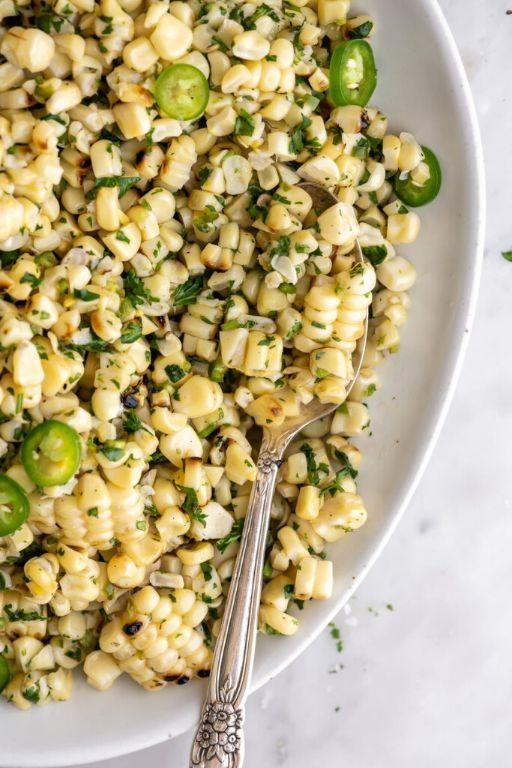 Roasted Serrano and Corn Salad