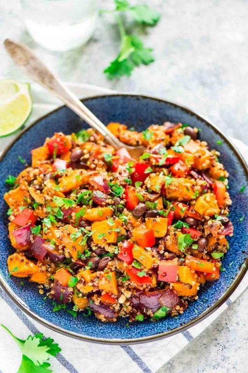 Roasted Sweet Potato and Quinoa Salad