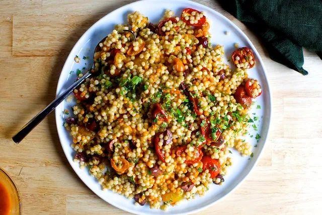 Roasted Tomato and Basil Couscous