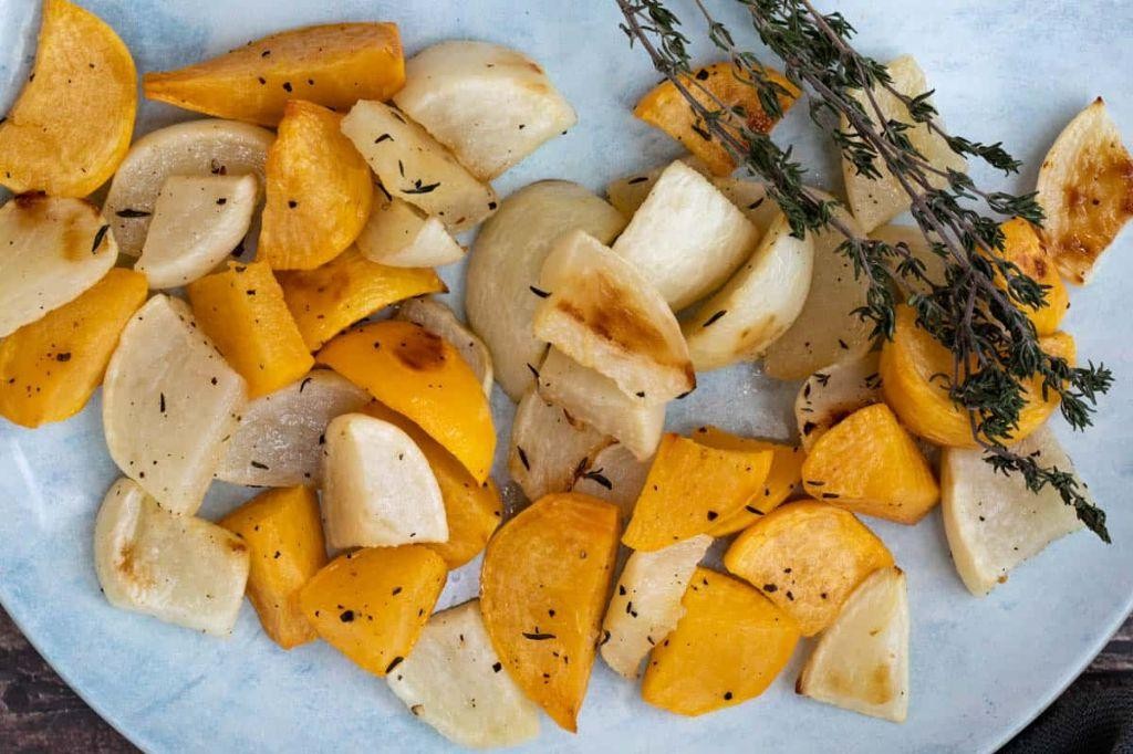Roasted Turnips with Honey and Thyme