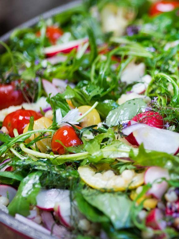 Roasted Vegetable and Fregola Salad with Lemon Vinaigrette