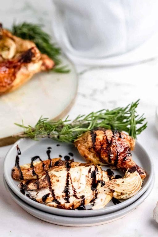 Rosemary Balsamic Baked Chicken Breasts