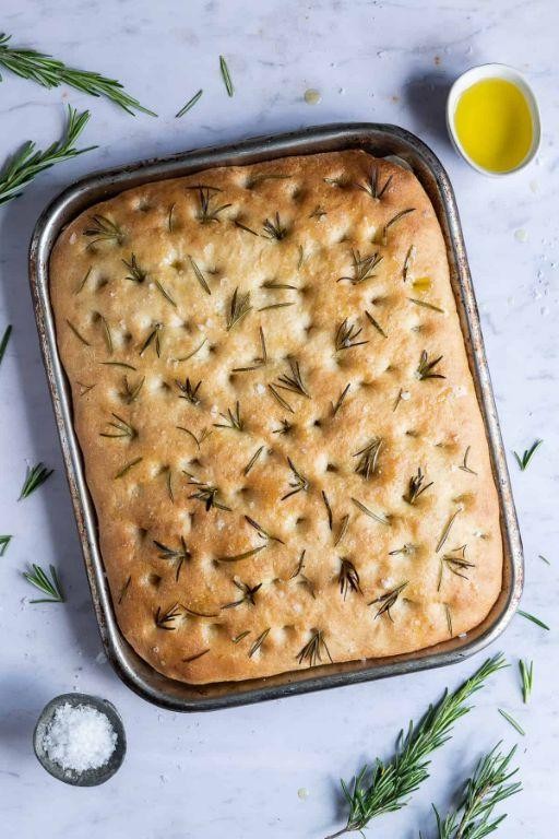 Rosemary Focaccia with Sea Salt