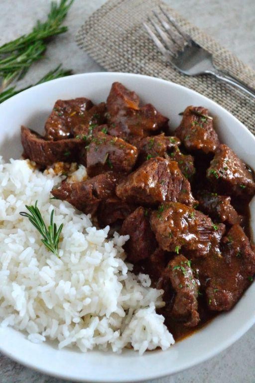 Rosemary Garlic Beef Tips