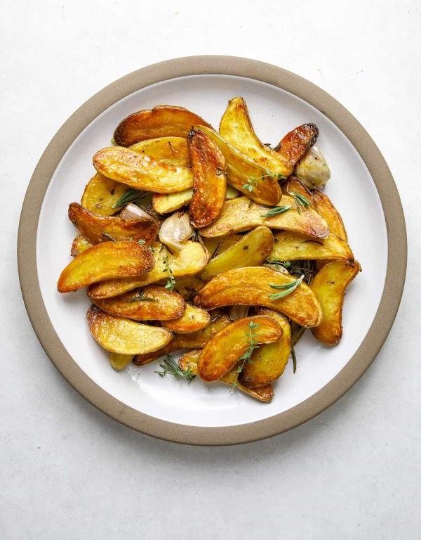 Rosemary Thyme Grilled Fingerling Potatoes