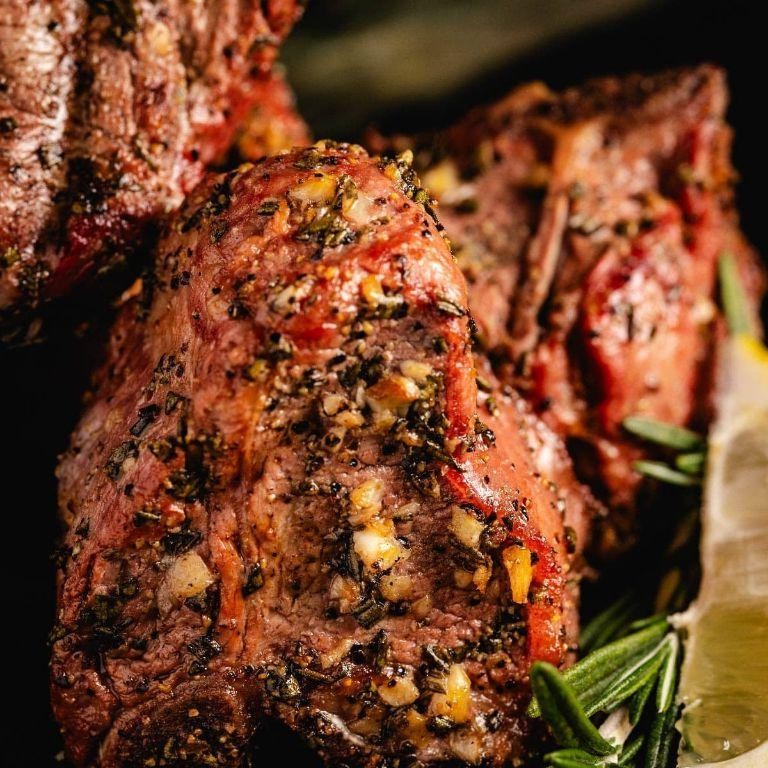 Rosemary and Garlic Smoked Lamb Chops
