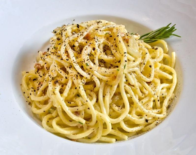 Rosemary and Olive Oil Carbonara