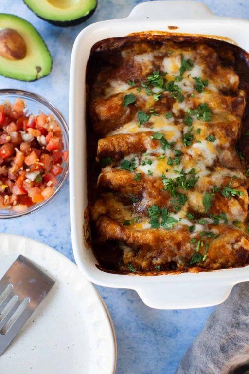 Rotisserie Chicken Enchiladas