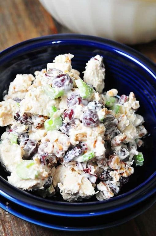 Rotisserie Chicken Salad with Grapes