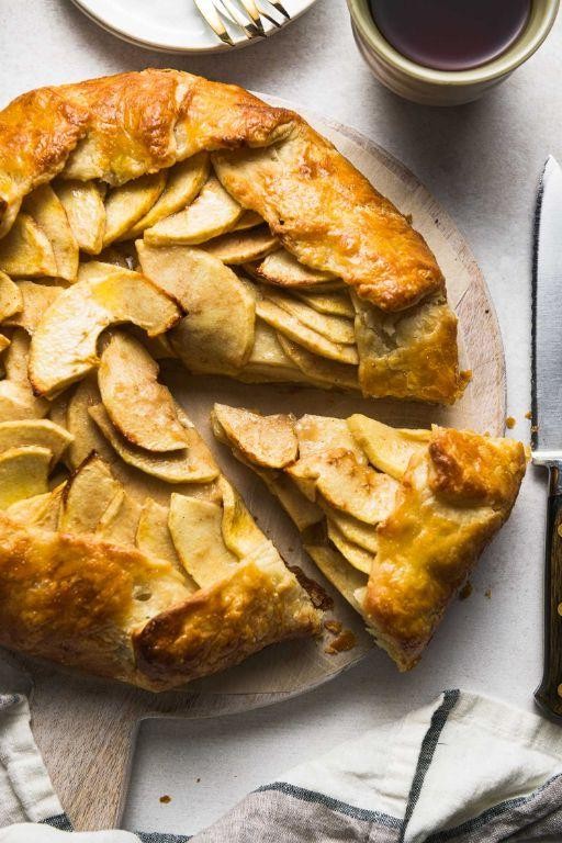 Rustic Apple Galette with Almond Crust