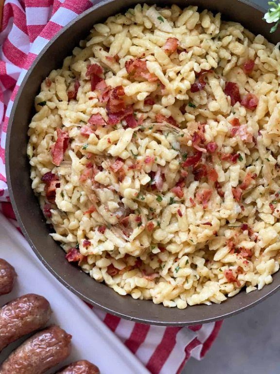 Rustic Bacon Spaetzle