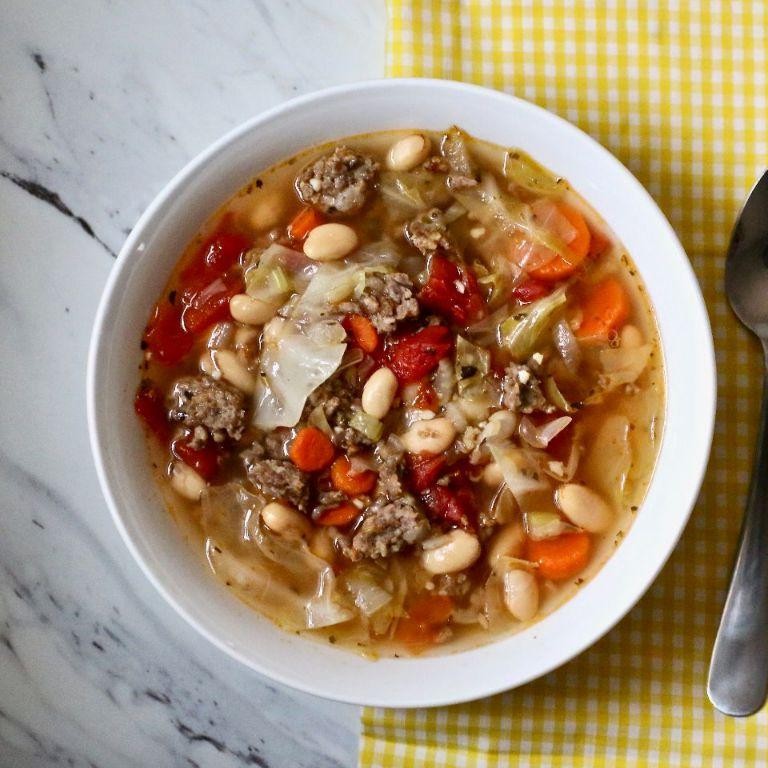 Rustic Cabbage and Smoked Sausage Stew
