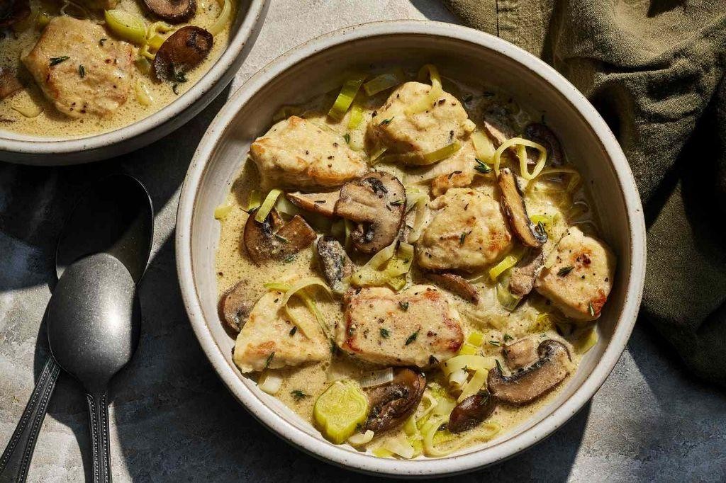 Rustic Chicken and Leek Stew