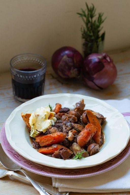 Rustic Coq au Vin with Root Vegetables