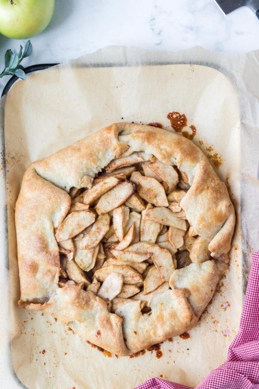 Rustic Double-Crust Apple Pie with Canned Filling