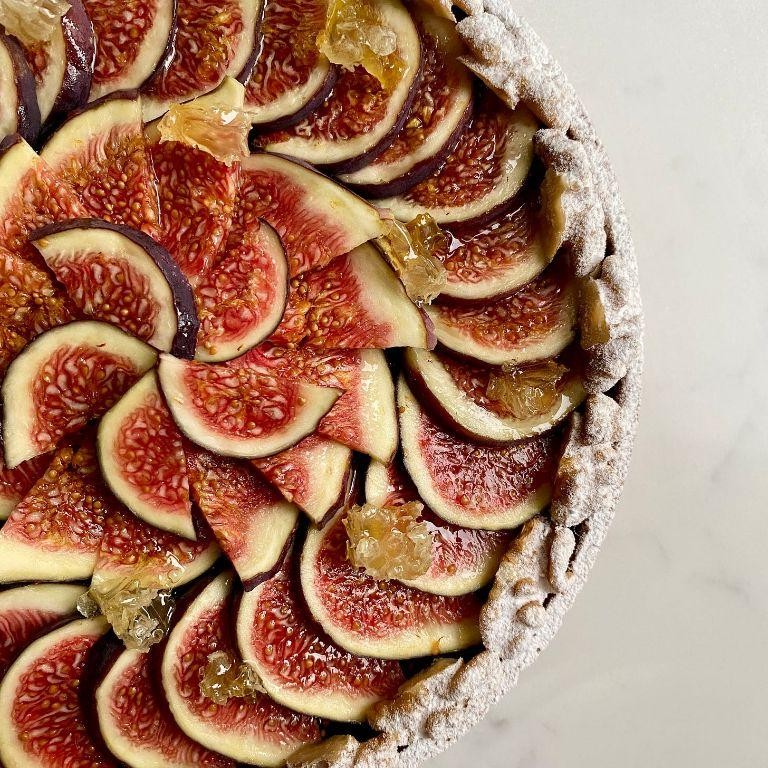 Rustic Fig and Honey Tart