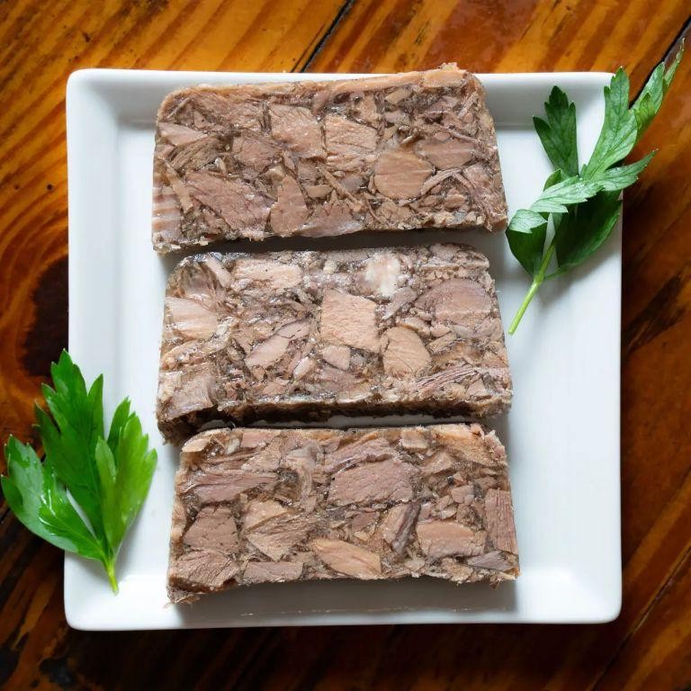 Rustic Hog Head Cheese with Thyme and Rosemary