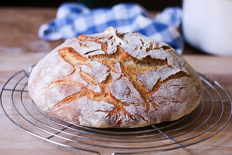 Rustic Low Salt Potato Bread
