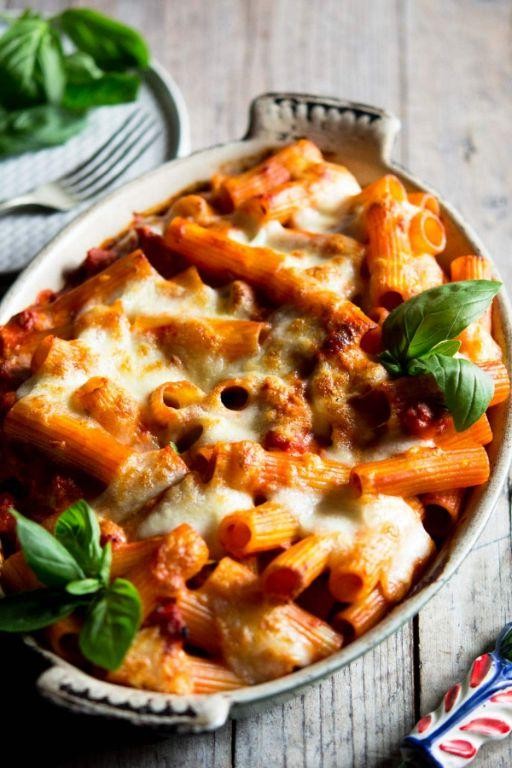 Rustic Sausage and Vegetable Pasta Bake