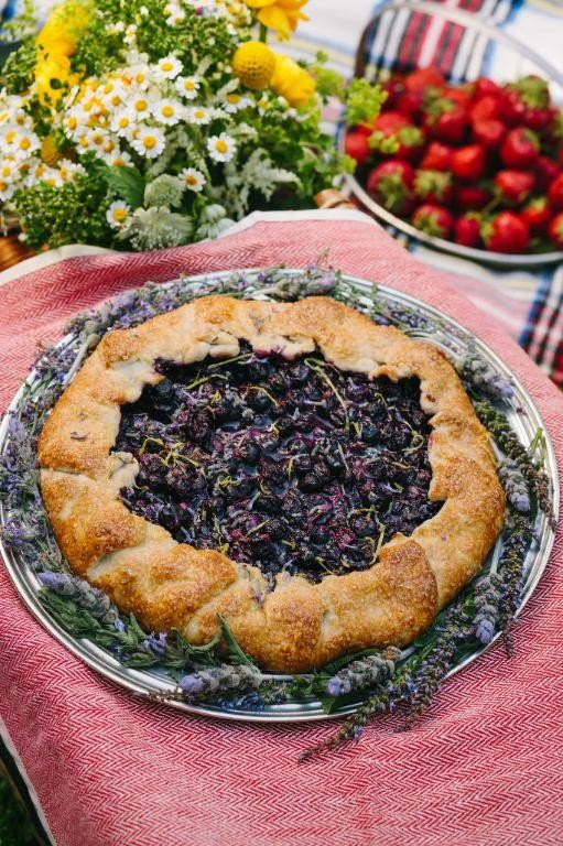 Rustic Wild Blueberry Galette
