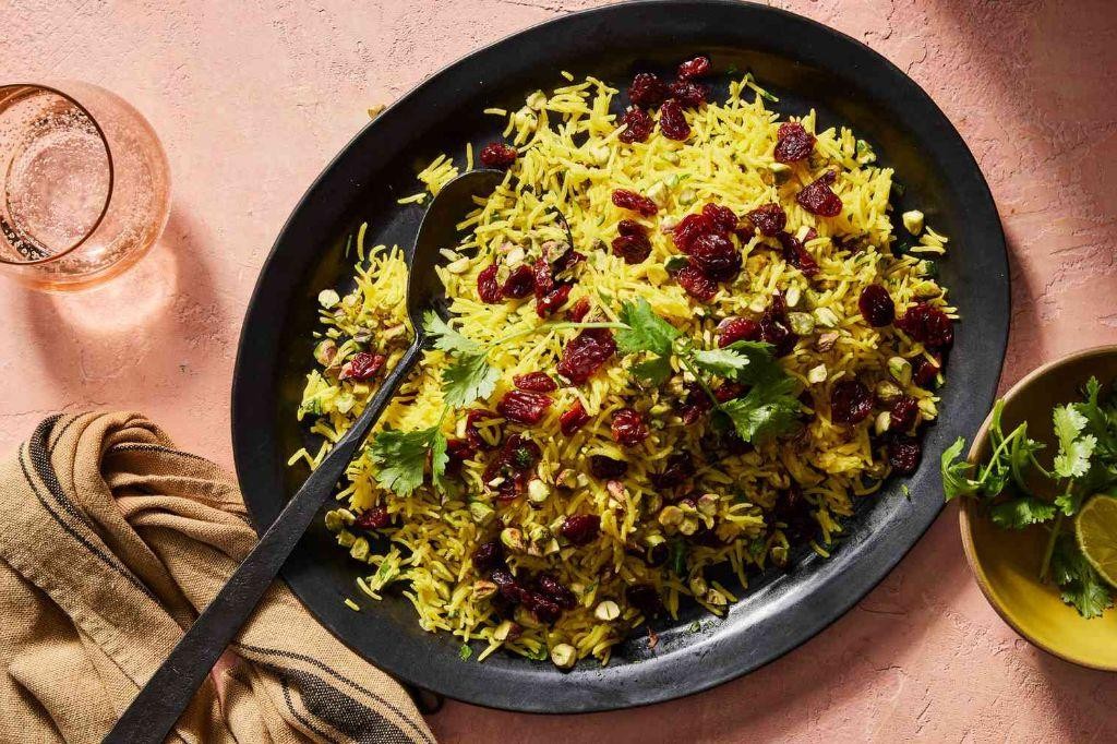 Saffron Rice with Pistachios