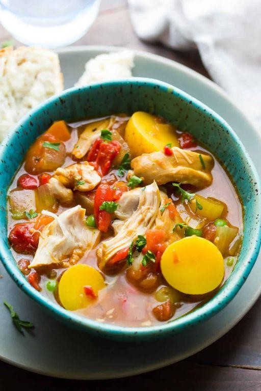 Saffron-Infused Spanish Chicken Stew