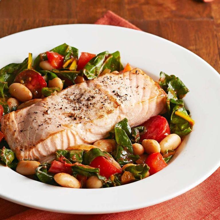 Salmon and White Bean Stew