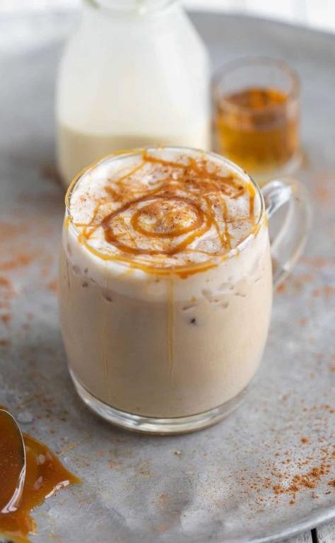 Salted Caramel Baileys Eggnog