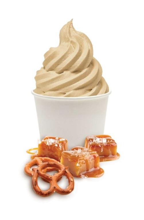 Salted Caramel Pretzel Frozen Yogurt