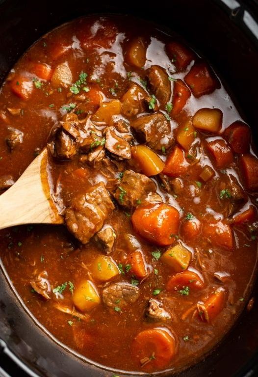 Satisfying Crockpot Beef Stew