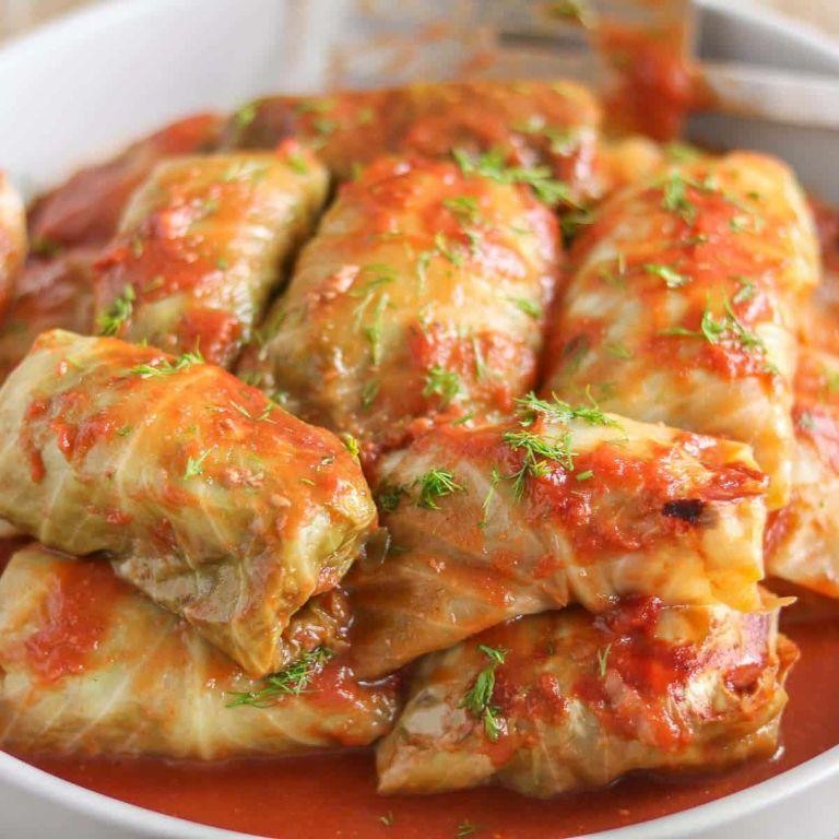 Satisfying Ham and Cabbage Roll