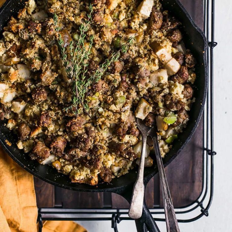 Sausage, Leek, and Celery Stuffing