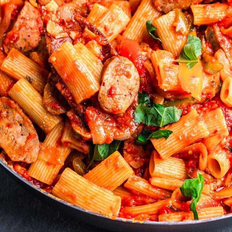 Sausage and Bell Pepper Rigatoni