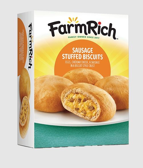 Sausage and Cheddar Stuffed Biscuits