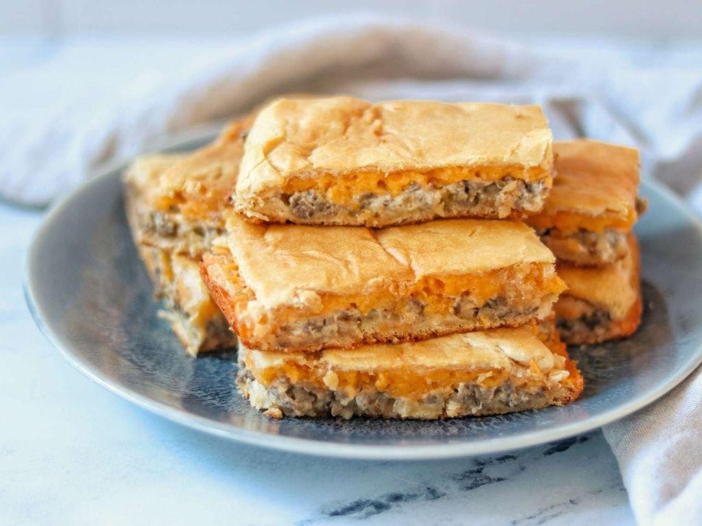 Sausage and Cheese Crescent Roll Breakfast Casserole