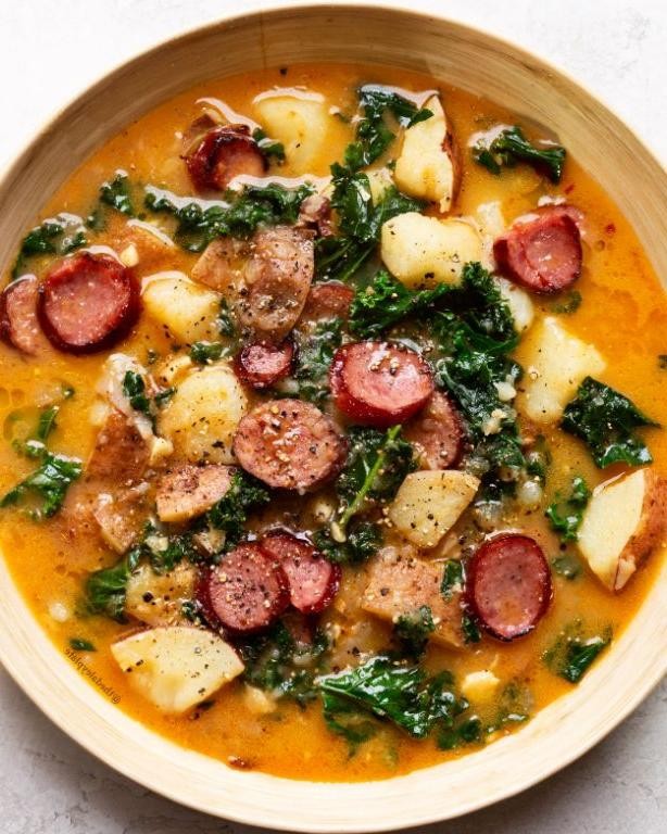 Sausage and Kale Hearty Soup