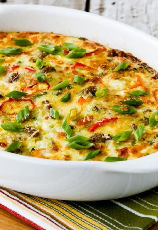 Sausage and Peppers Breakfast Bake