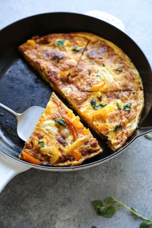 Sausage and Peppers Frittata