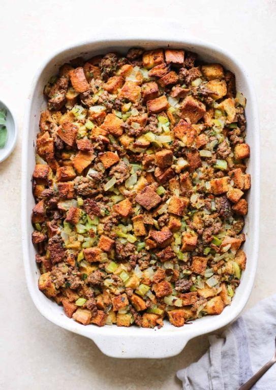 Sausage and Sage Stove Top Stuffing Extravaganza