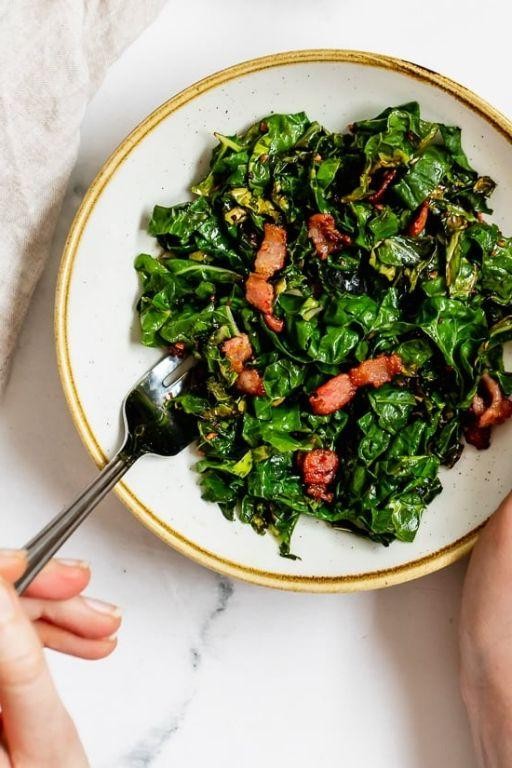 Sautéed Collard Greens with Bacon