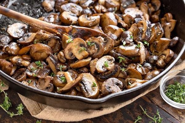 Sautéed Garlic Mixed Mushrooms