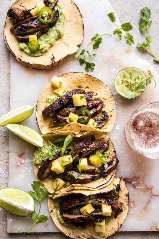 Sautéed Portobello Tacos with Avocado
