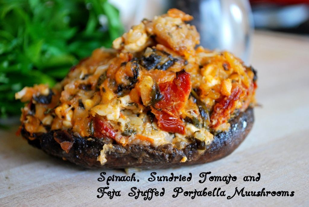 Sautéed Portobello with Sun-Dried Tomatoes