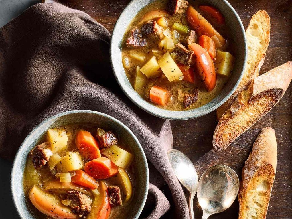 Savory Apple Cider Brisket Stew