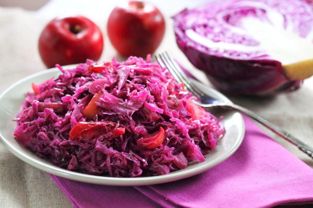 Savory Apple and Cabbage Braise