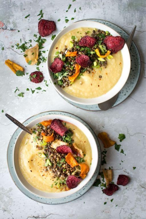 Savory Apple and Parsnip Soup