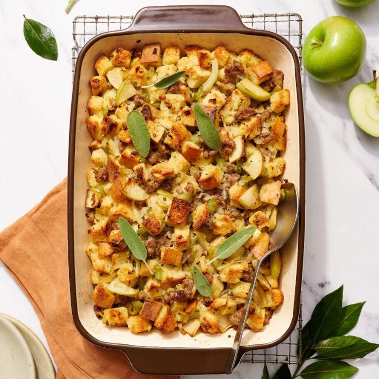 Savory Apple and Sausage Stove Top Stuffing
