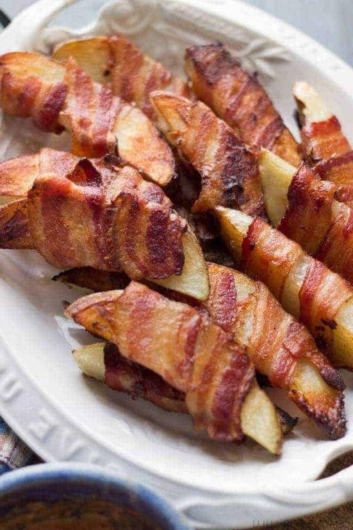 Savory Bacon Wrapped Potato Roasts