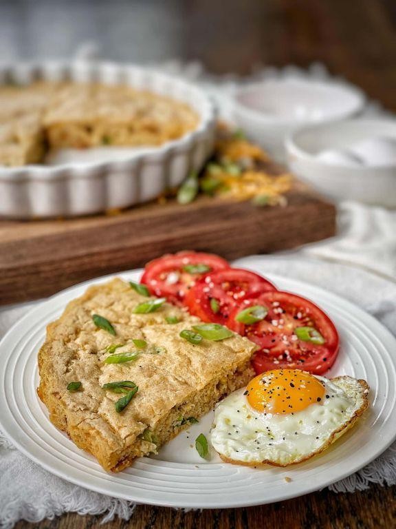 Savory Bacon and Cheddar Pancake Casserole